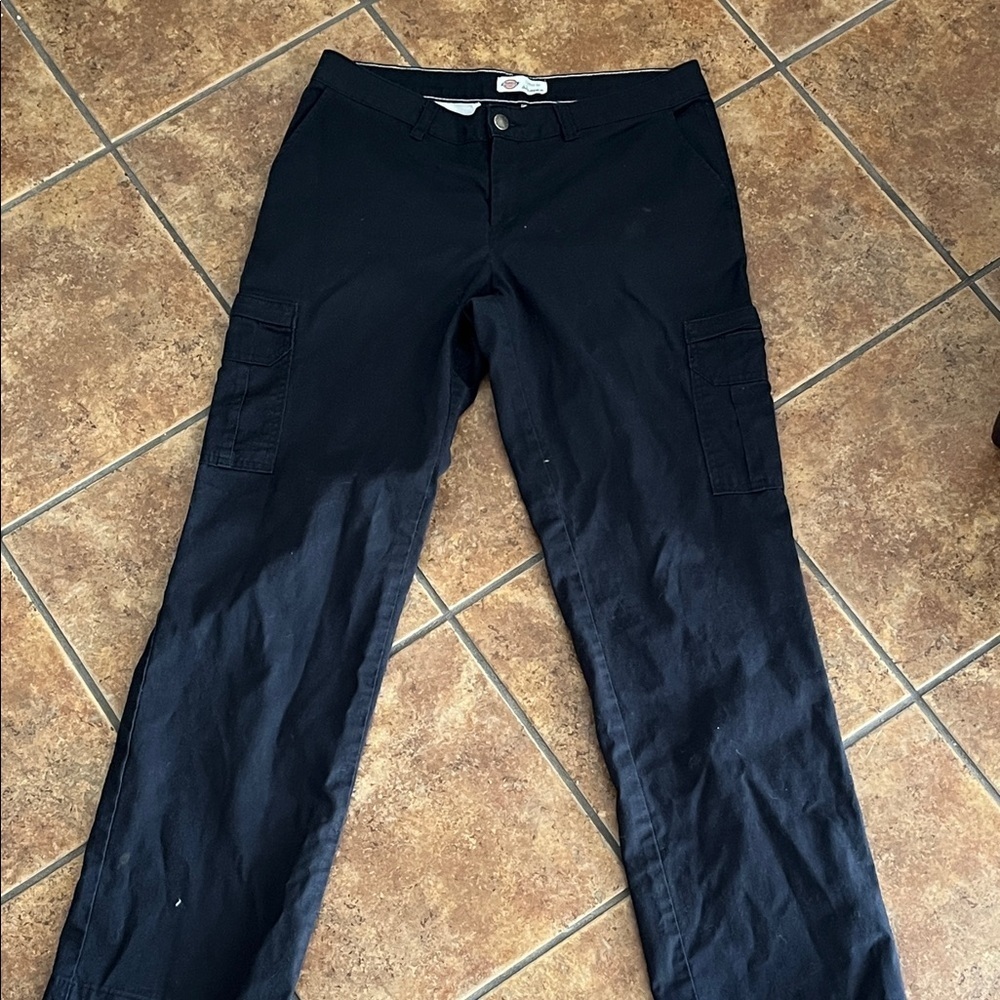 Women's Dickies Black Cargo Pants